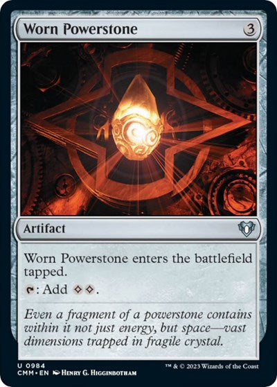 Worn Powerstone (Commander Masters) Near Mint