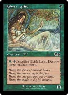 Elvish Lyrist (Battle Royale Box Set) Light Play - Nick Nack's Full Frontal Attack