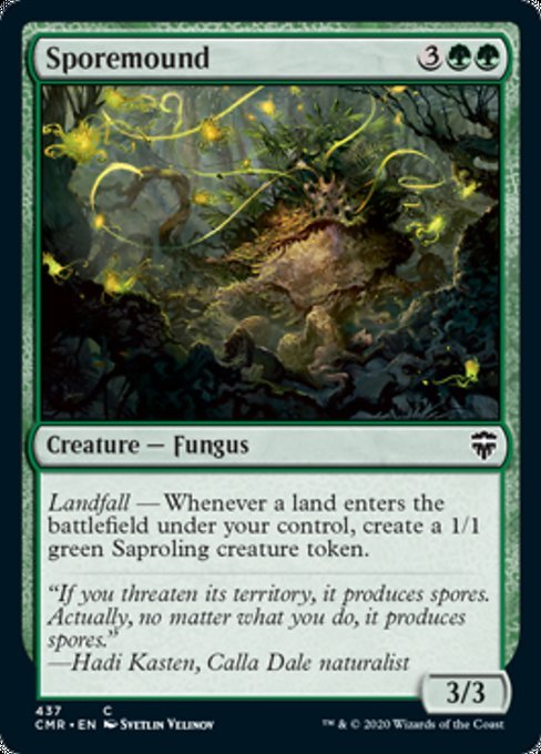 Sporemound (Commander 2020 Commander Legends) Near Mint - Nick Nack's Full Frontal Attack