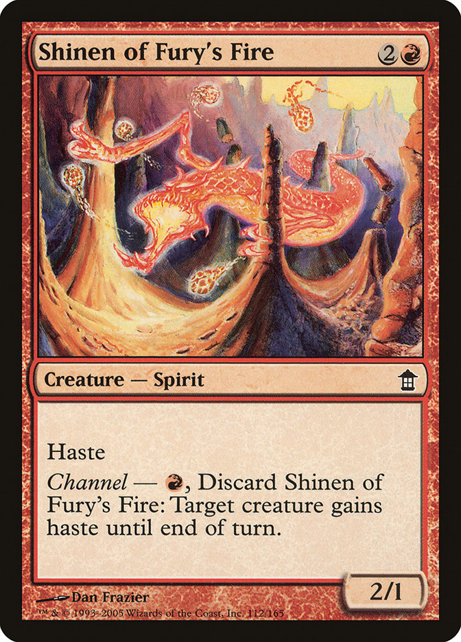Shinen of Fury's Fire [Salvadores de Kamigawa] 
