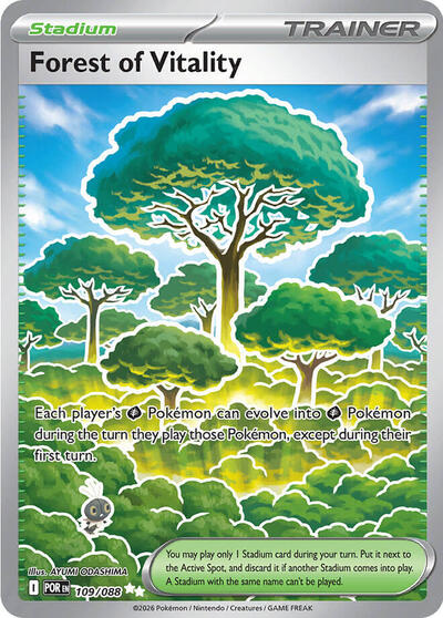 Forest of Vitality (ME03: Perfect Order) Near Mint Holofoil