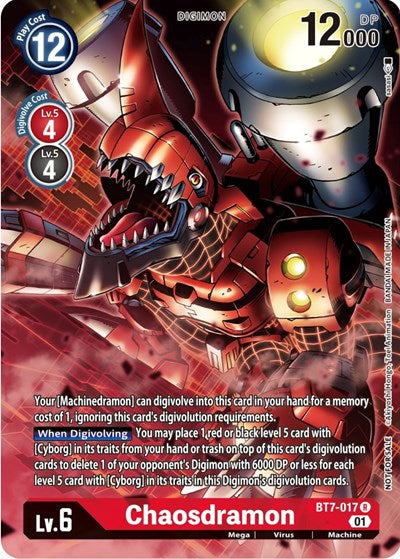 Chaosdramon (Winner Pack Across Time) (The Next Adventure) Near Mint