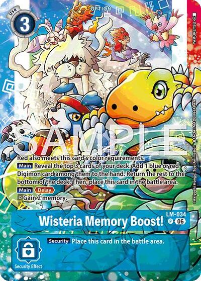 Wisteria Memory Boost! (Alternate Art) (Starter Deck 23: Beatbreak) Near Mint Foil