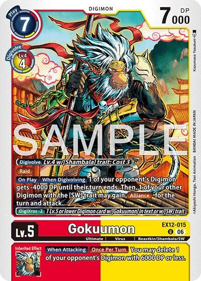 Gokuumon (Digital World Shambala) Near Mint - Nick Nack's Full Frontal Attack