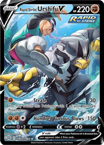Rapid Strike Urshifu V (SWSH09: Brilliant Stars Trainer Gallery) Near Mint Holofoil