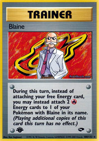 Blaine (Gym Challenge) Light Play Unlimited
