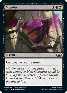 Murder (Streets of New Capenna) Near Mint - Nick Nack's Full Frontal Attack