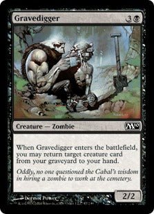 Gravedigger (Magic 2010 Core Set) Near Mint - Nick Nack's Full Frontal Attack