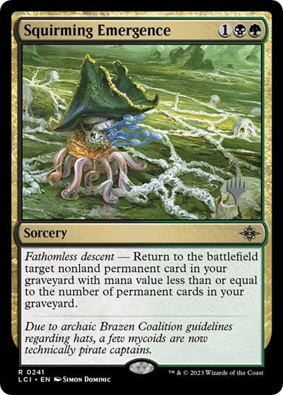 Squirming Emergence (Promo Pack: The Lost Caverns of Ixalan) Near Mint Foil
