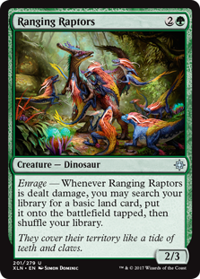 Ranging Raptors (Ixalan) Near Mint - Nick Nack's Full Frontal Attack