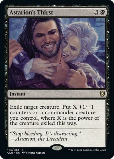 Astarion's Thirst (Commander Legends: Battle for Baldur's Gate) Near Mint Foil - Nick Nack's Full Frontal Attack