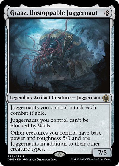 Graaz, Unstoppable Juggernaut (Phyrexia: All Will Be One) Near Mint - Nick Nack's Full Frontal Attack