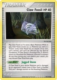 Claw Fossil (Holon Phantoms) Light Play - Nick Nack's Full Frontal Attack