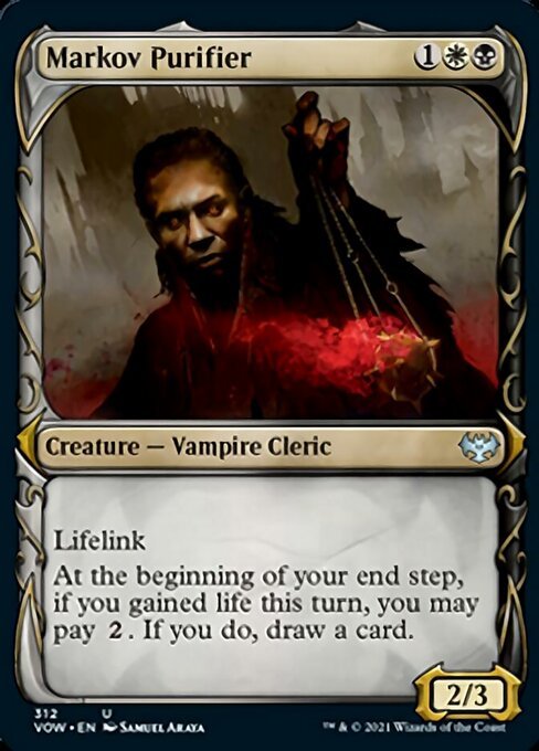 Markov Purifier (Showcase) (Innistrad: Crimson Vow) Near Mint - Nick Nack's Full Frontal Attack