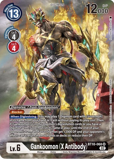 Gankoomon (X Antibody) (Alternate Art) (Xros Encounter) Near Mint Foil - Nick Nack's Full Frontal Attack