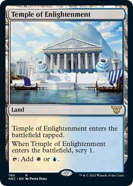Temple of Enlightenment (Commander: Kamigawa: Neon Dynasty) Near Mint - Nick Nack's Full Frontal Attack