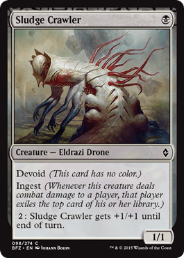 Sludge Crawler (Battle for Zendikar) Near Mint - Nick Nack's Full Frontal Attack