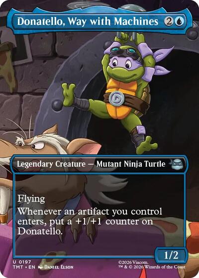 Donatello, Way with Machines (Borderless) (Teenage Mutant Ninja Turtles) Near Mint