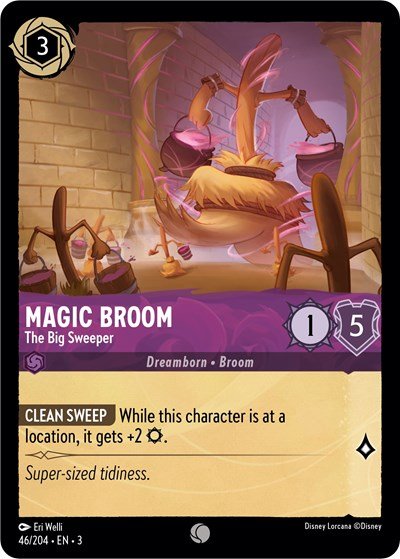 Magic Broom - The Big Sweeper (Into the Inklands) Near Mint - Nick Nack's Full Frontal Attack