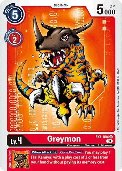 Greymon (Classic Collection) Near Mint - Nick Nack's Full Frontal Attack
