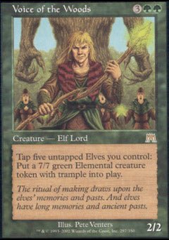Voice of the Woods (Onslaught) Medium Play - Nick Nack's Full Frontal Attack