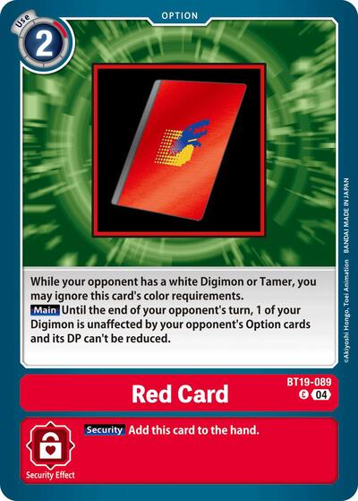 Red Card (Release Special Booster 2.5) Near Mint