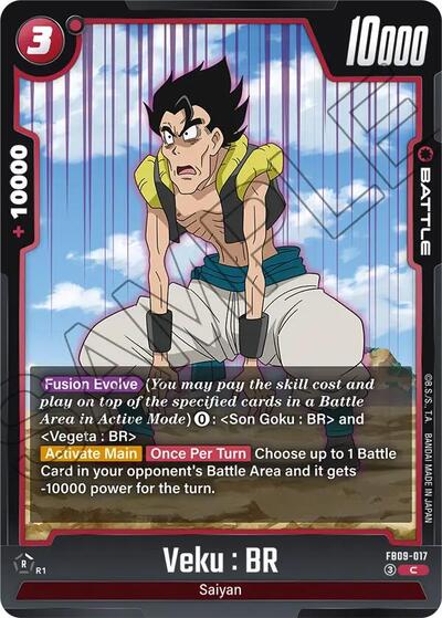 Veku : BR FB09 - 017 (Dual Evolution) Near Mint - Nick Nack's Full Frontal Attack