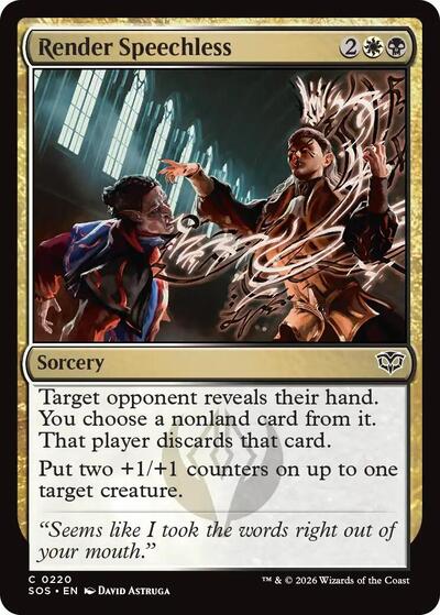 Render Speechless (Secrets of Strixhaven) Near Mint