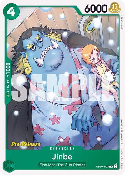 Jinbe (027) (500 Years in the Future Pre-Release Cards) Near Mint