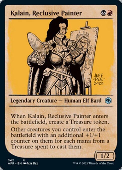 Kalain, Reclusive Painter (Showcase) (Adventures in the Forgotten Realms) Near Mint - Nick Nack's Full Frontal Attack