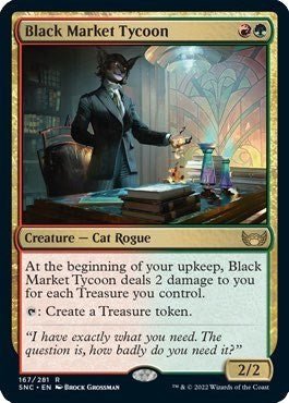 Black Market Tycoon (Streets of New Capenna) Near Mint - Nick Nack's Full Frontal Attack
