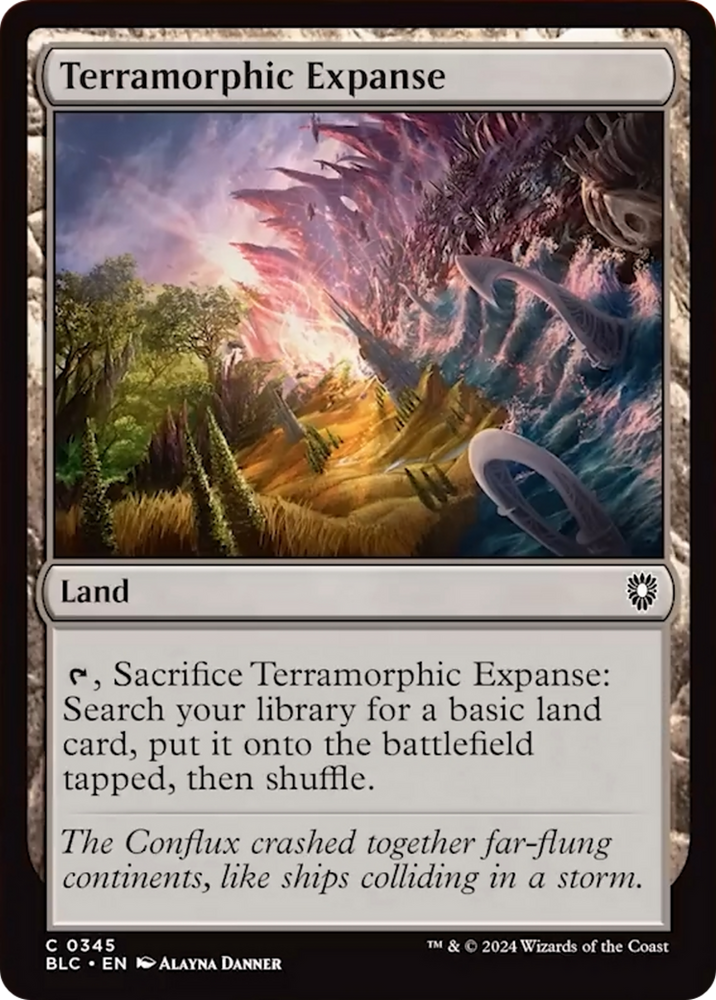 Terramorphic Expanse [Bloomburrow Commander]