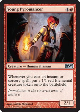 Young Pyromancer (Magic 2014 Core Set) Near Mint - Nick Nack's Full Frontal Attack