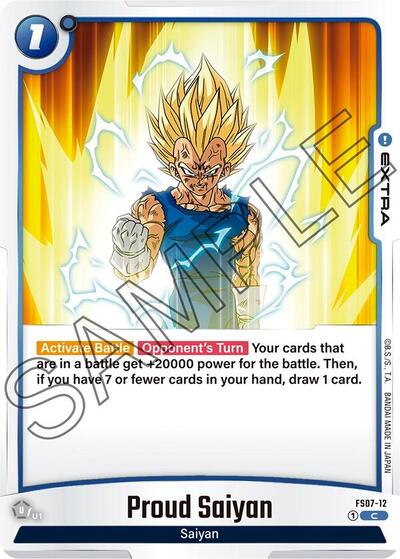 Proud Saiyan (Starter Deck 7: Vegeta (Mini)) Near Mint