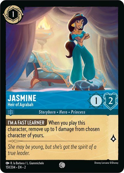 Jasmine - Heir of Agrabah (Rise of the Floodborn) Near Mint - Nick Nack's Full Frontal Attack