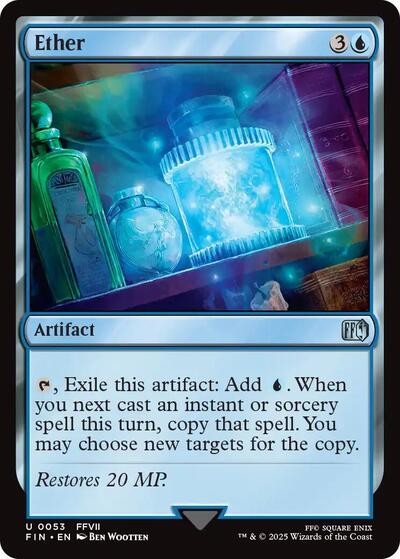 Ether (Universes Beyond: FINAL FANTASY) Near Mint Foil - Nick Nack's Full Frontal Attack