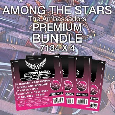 "Among the Stars: The Ambassadors" Compatible Card Sleeve Bundle - Nick Nack's Full Frontal Attack