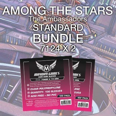 "Among the Stars: The Ambassadors" Compatible Card Sleeve Bundle - Nick Nack's Full Frontal Attack