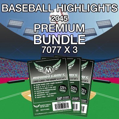"Baseball Highlights: 2045" Compatible Card Sleeve Bundle - Nick Nack's Full Frontal Attack
