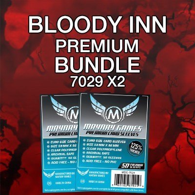 "Bloody Inn" Compatible Card Sleeve Bundle - Nick Nack's Full Frontal Attack