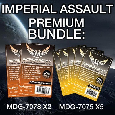 "Imperial Assault" Compatible Card Sleeve Bundle - Nick Nack's Full Frontal Attack