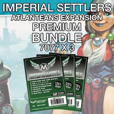"Imperial Settlers: Altanteans" Card Sleeve Bundle - Nick Nack's Full Frontal Attack