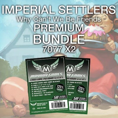 "Imperial Settlers: Why Can't We Be Friends" Card Sleeve Bundle - Nick Nack's Full Frontal Attack