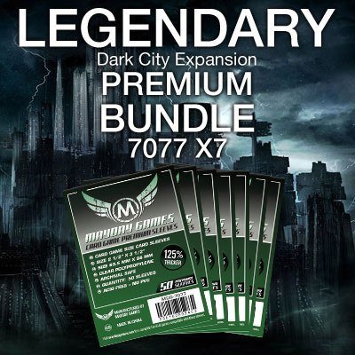"Legendary: Dark City" Compatible Card Sleeve Bundle - Nick Nack's Full Frontal Attack