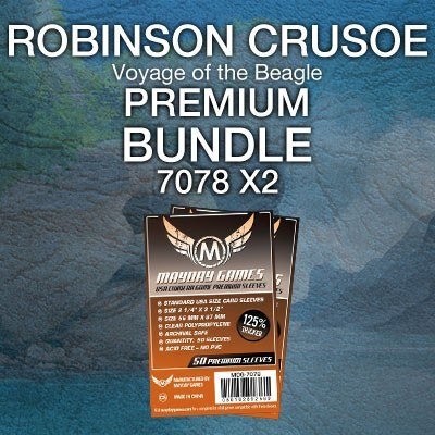 "Robinson Crusoe: Voyage of the Beagle" (Z-Man Edition) Compatible Card Sleeve Bundle - Nick Nack's Full Frontal Attack