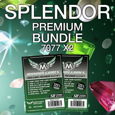 "Splendor" Compatible Card Sleeve Bundle - Nick Nack's Full Frontal Attack