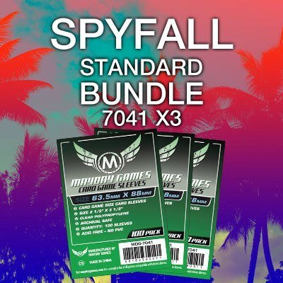 "Spyfall" Compatible Card Sleeve Bundle - Nick Nack's Full Frontal Attack