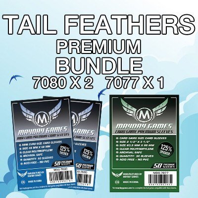 "Tail Feathers" Compatible Card Sleeve Bundle - Nick Nack's Full Frontal Attack
