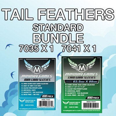 "Tail Feathers" Compatible Card Sleeve Bundle - Nick Nack's Full Frontal Attack