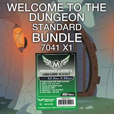 "Welcome to the Dungeon" Compatible Card Sleeve Bundle - Nick Nack's Full Frontal Attack